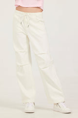 Kids Drawstring Jeans | Vintage Havana White