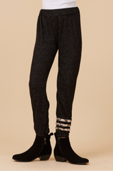 LEOPARD STRIPE HACCI JOGGER | Vintage Havana