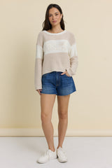 Embroidered Beach Sweater | Vintage Havana