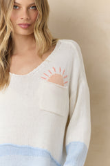Ocean Sunrise Knit Sweater | Vintage Havana