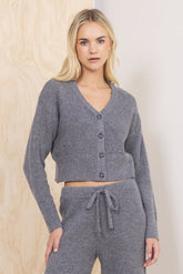 Sweater Terry Cardigan | Vintage Havana Heather Grey