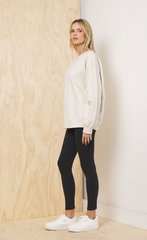 Bone Proweave Crewneck | Vintage Havana Bone