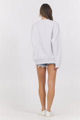 Summer Love Fleece Crewneck | Vintage Havana Ivory