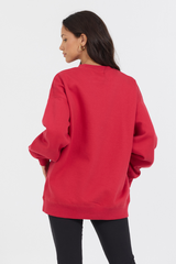 Red Proweave Crewneck | Vintage Havana Red