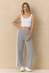 Vintage Fleece Colorblock Wide Leg Pants | Vintage Havana