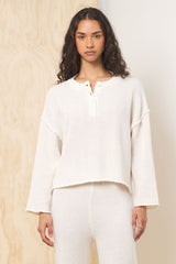 Ivory Sweater Terry 2-Piece Set | Vintage Havana