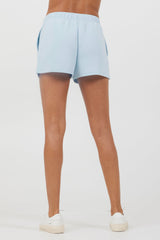 Sailboat Blue Cloud Fleece Shorts | Vintage Havana Sailboat Blue