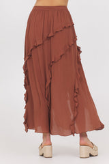 Sedona Sand Ruffle Maxi Skirt | Vintage Havana Sedona Sand