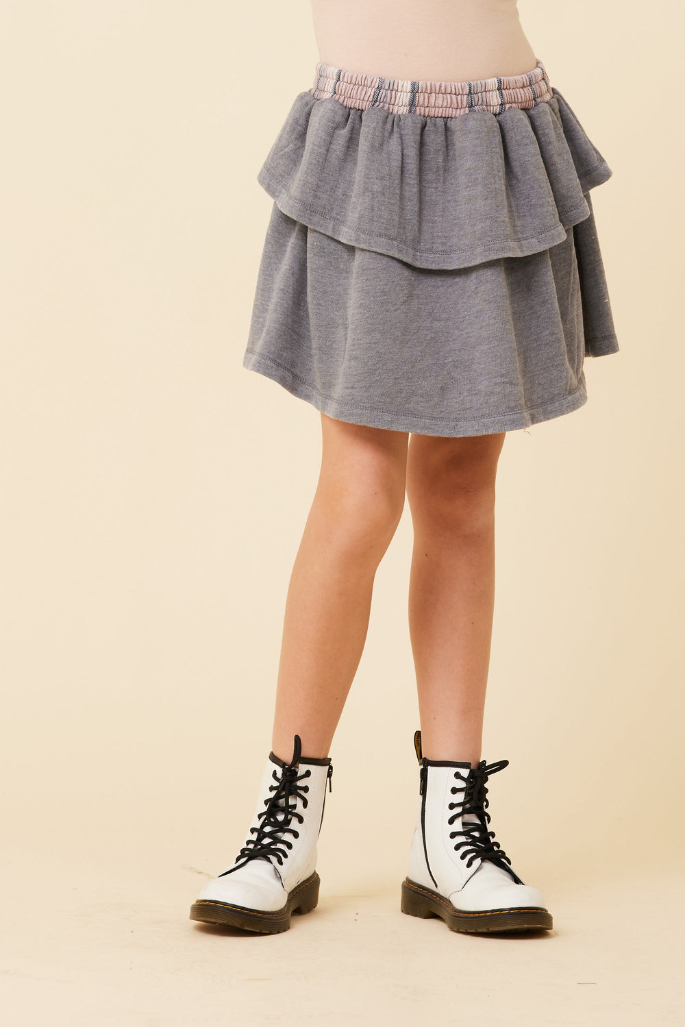 Plaid Waistband Layered Skirt | Vintage Havana TITAN