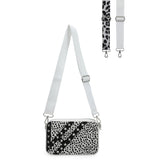JOYCE BAG - WHITE CHEETAH | Vintage Havana WHITE CHEETAH