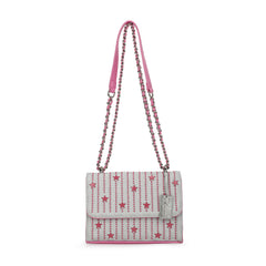 OLIVIA BAG-WHITE PINK | Vintage Havana WHITE PINK