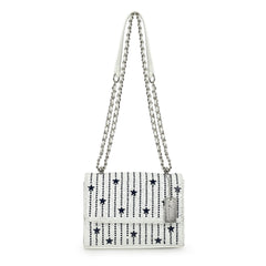 OLIVIA BAG- WHITE/ BLUE | Vintage Havana WHITE/ BLUE