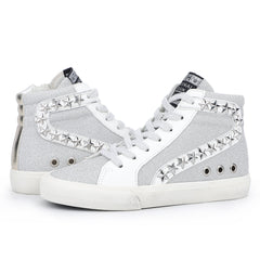 KIDS MARINETTE -SILVER MATT | Vintage Havana SILVER MATT