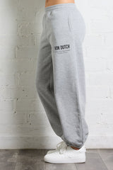 Von Dutch Jogger in Heather Grey | Vintage Havana Heather Grey/Black