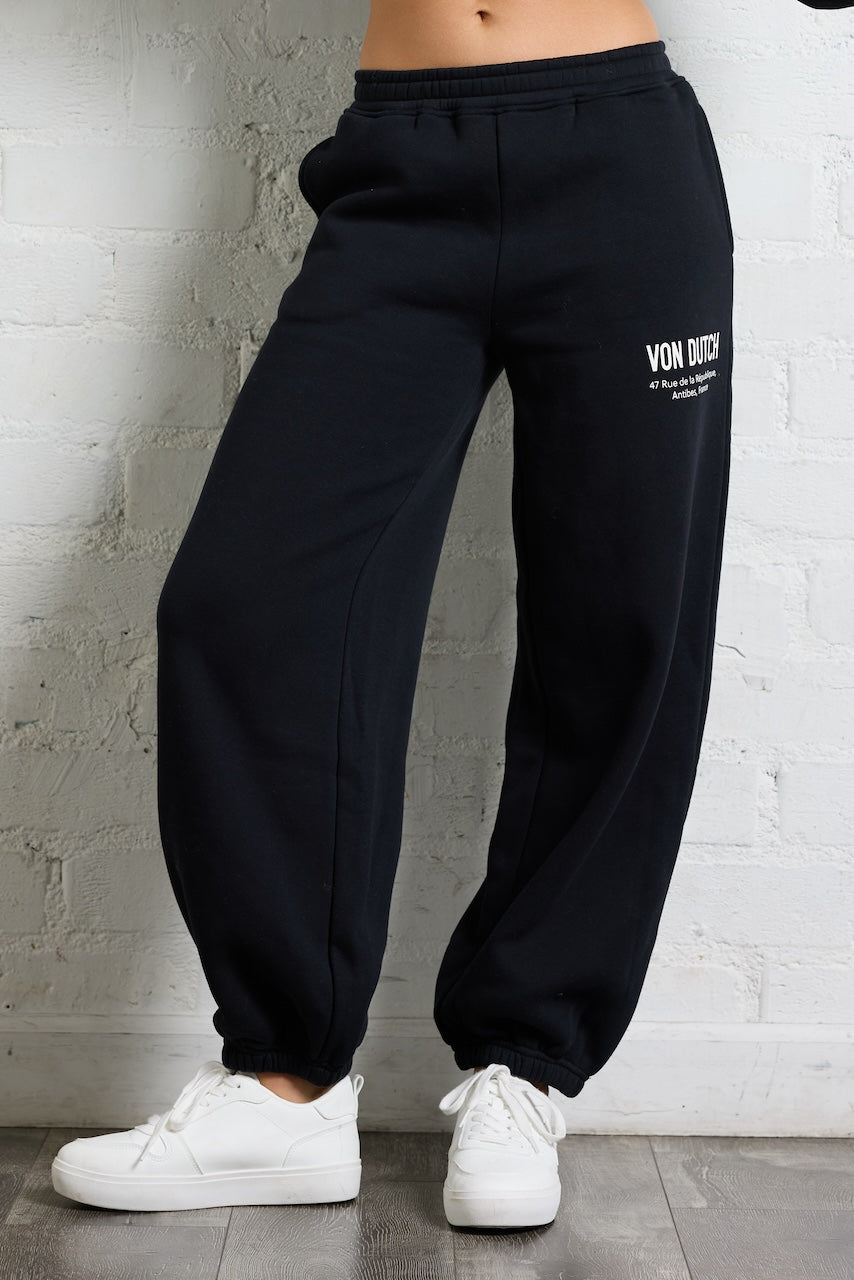 Von Dutch Jogger in Black | Vintage Havana Black