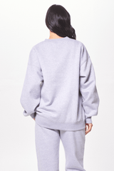 Heather Grey Proweave Crewneck Sweatshirt | Vintage Havana Heather Grey