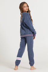 Kids Navy Aspen Patch Crew | Vintage Havana Navy
