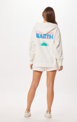 White St. Barth Jet Setter Surf Wash Zip Up | Vintage Havana White