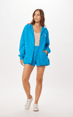 Bright Blue St. Tropez Jet Setter Surf Wash Zip Up | Vintage Havana Bright Blue