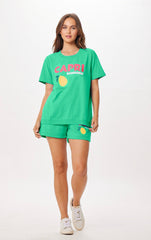 Surf Green Capri Jet Setter T-Shirt | Vintage Havana Surf Green