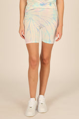 Tulum Lavender Tie Dye Biker Shorts | Vintage Havana Tulum Lavender