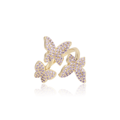 CRYSTAL 2 RING | Vintage Havana