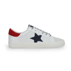 GRANDE - WHITE NAVY RED | Vintage Havana WHITE NAVY RED
