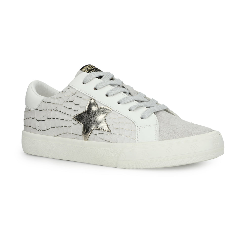 GRANDE - NUDE CROCO MULTI | Vintage Havana NUDE CROCO MULTI