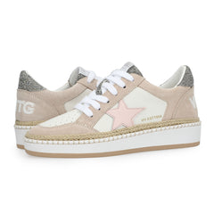 DENISSE 29 - RAFFIA/PINK/SILVER | Vintage Havana RAFFIA/PINK/SILVER