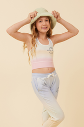 Sunstruck Ombre Racerback Crop Top | Vintage Havana Sunstruck Ombre