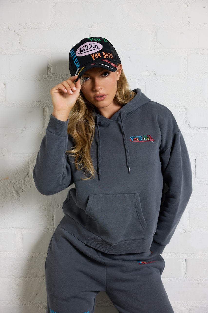 Von Dutch Trucker Hat - Black/Multi | Vintage Havana