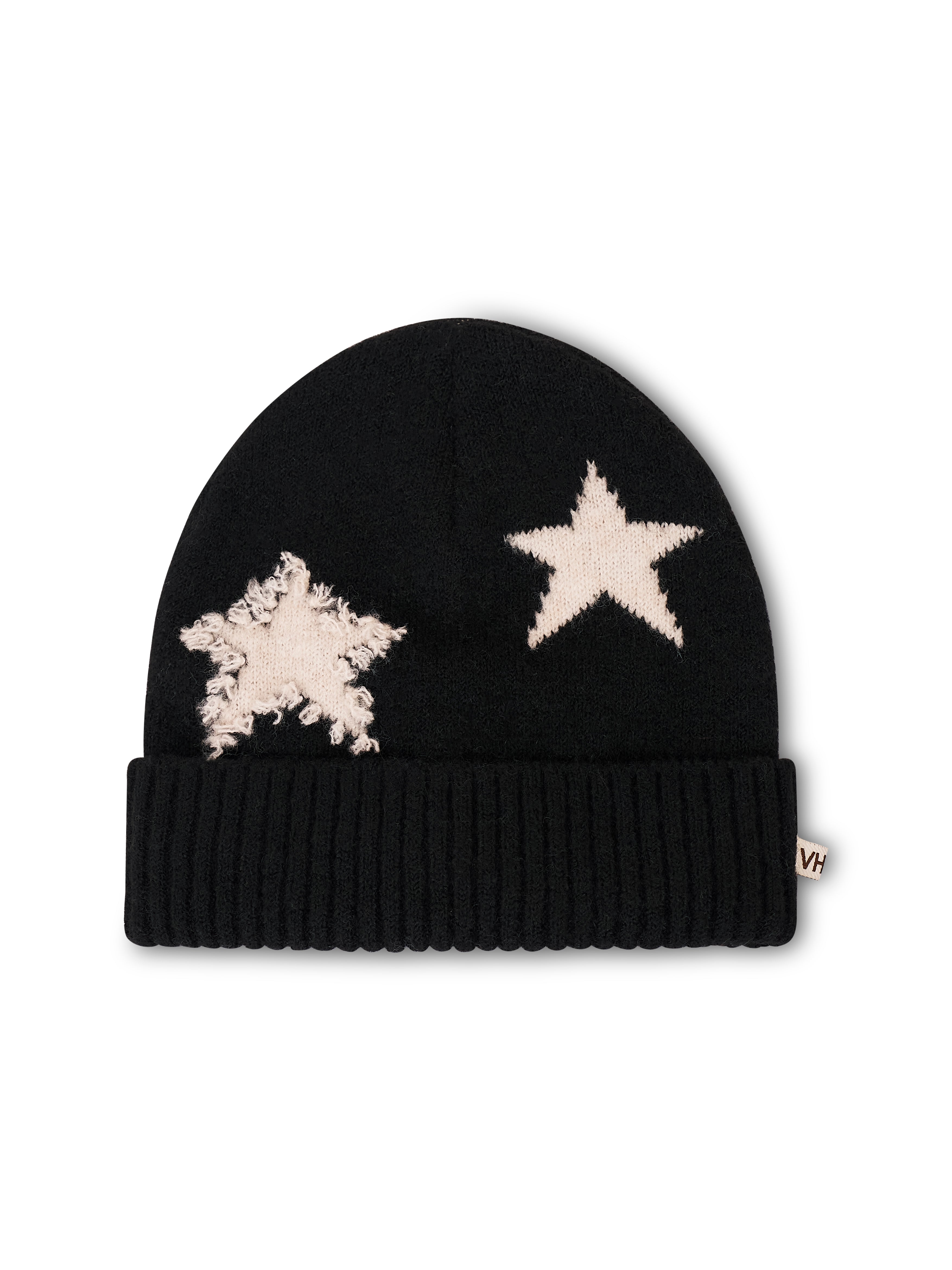 STAR POMPOM BEANIE | Vintage Havana Black