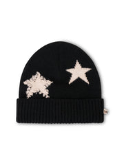 STAR POMPOM BEANIE | Vintage Havana Black