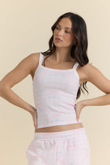 Proweave Printed Jersey Tank | Vintage Havana