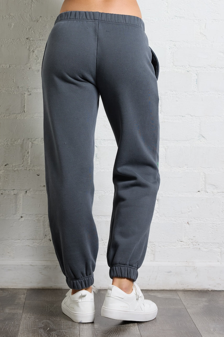 Von Dutch Jogger with Multi Print | Vintage Havana Washed Black