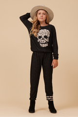 LEOPARD STRIPE HACCI JOGGER | Vintage Havana