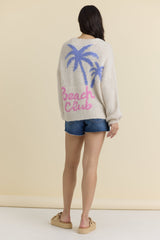 Tie Front "Beach Club" Sweater | Vintage Havana