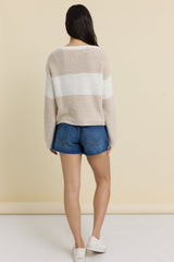 Embroidered Beach Sweater | Vintage Havana