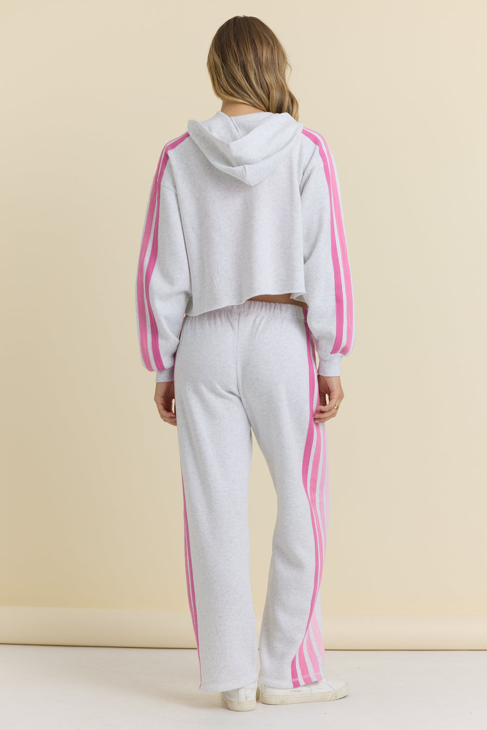 Crop Zip with Twill Tape Stripe | Vintage Havana