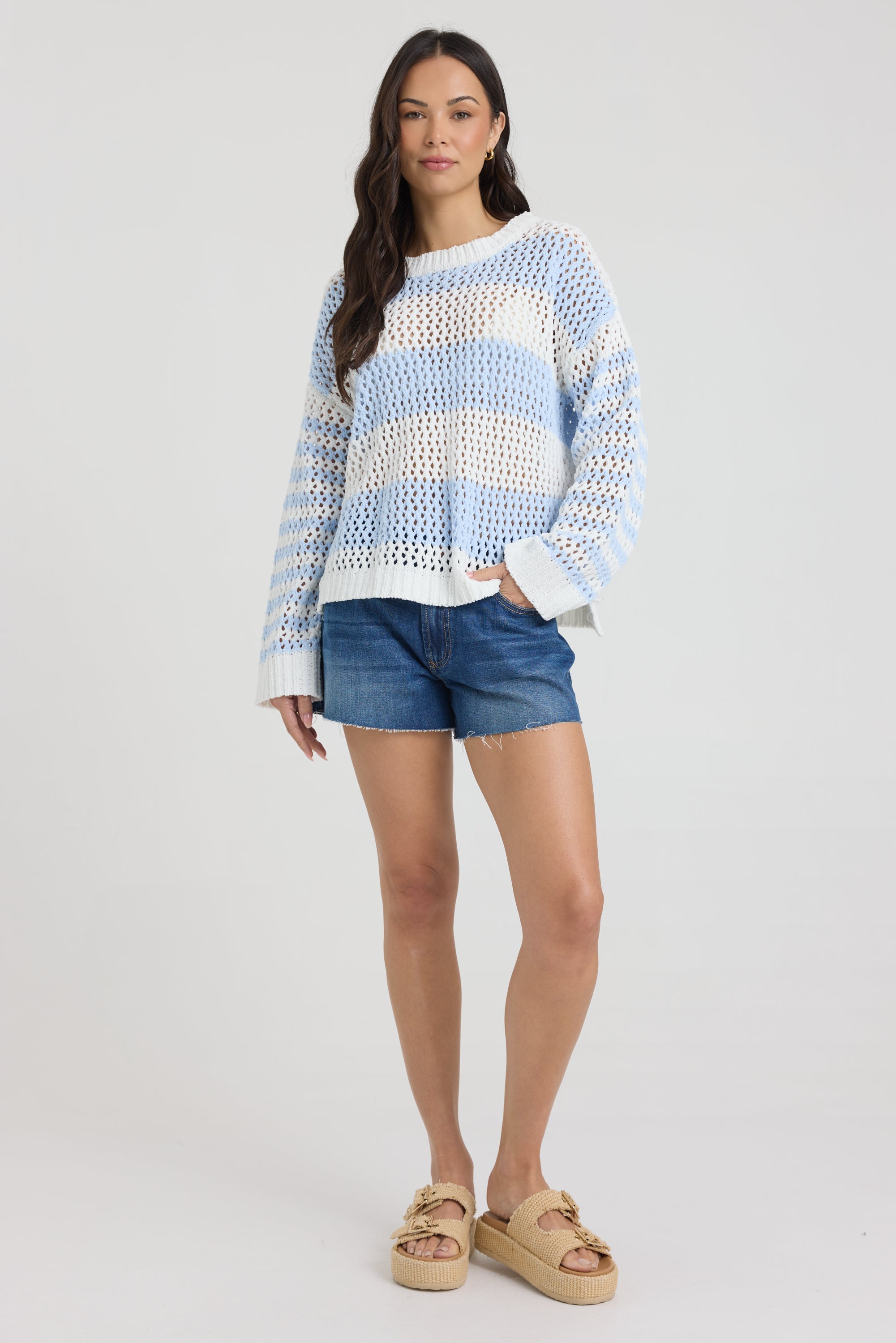 Open Knit Sweater | Vintage Havana