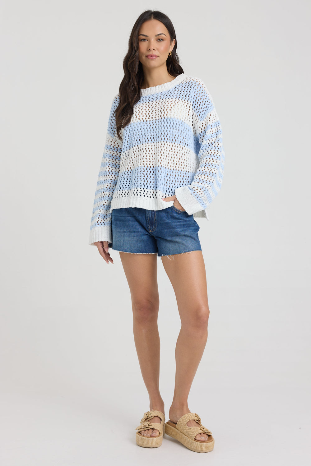 Open Knit Sweater | Vintage Havana