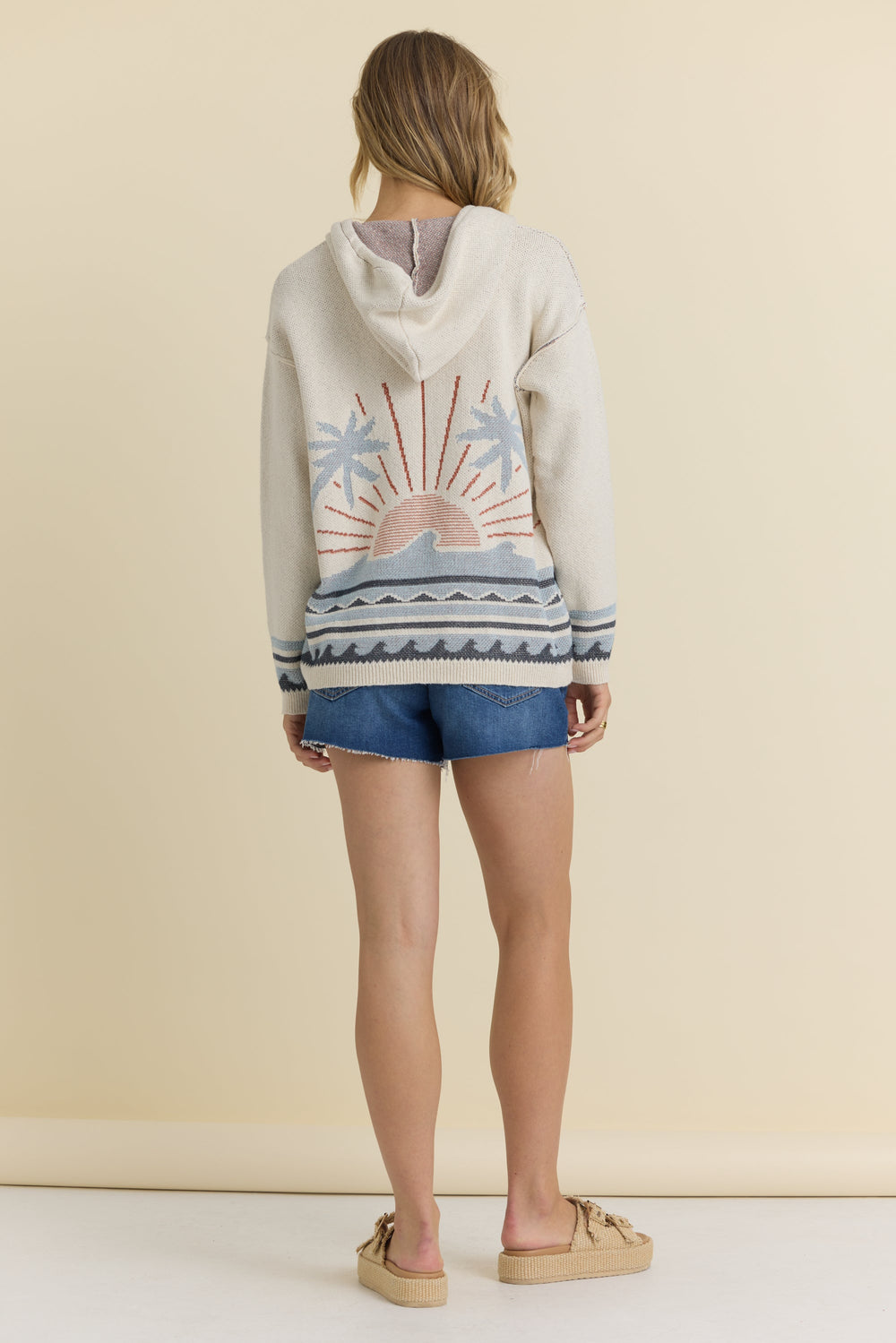 Jacquard Baja Sweater | Vintage Havana