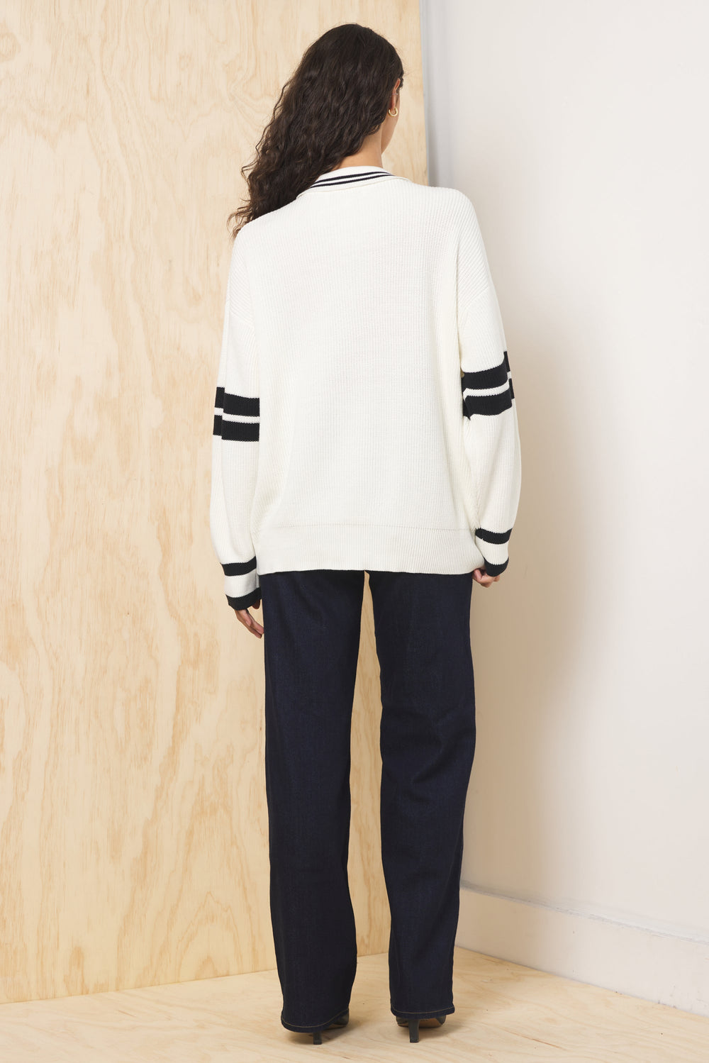 Polo Quarter Zip Sweater | Vintage Havana Ivory