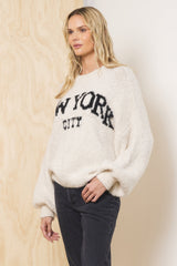 Jacquard Destination Sweater | Vintage Havana Ecru