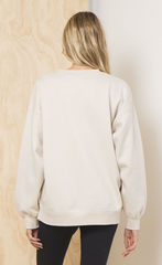 Bone Proweave Crewneck | Vintage Havana Bone