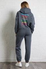 Von Dutch Hoodie with Multi Print | Vintage Havana Washed Black