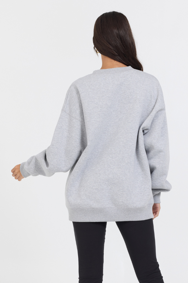 Heather Grey Proweave Crewneck Sweatshirt | Vintage Havana Heather Grey