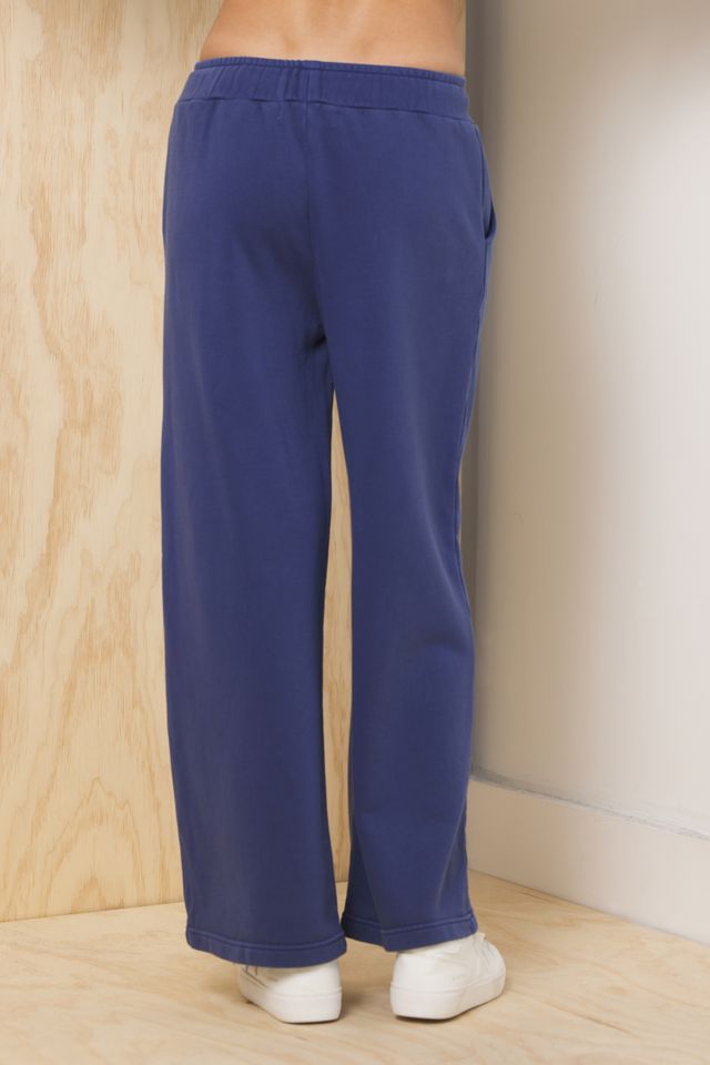 Garment Dye Wide Leg Pant | Vintage Havana Deep Denim