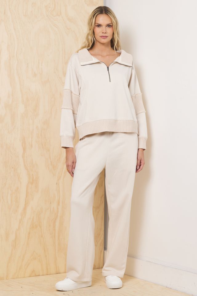 Bone Fleece 2-Piece Set | Vintage Havana