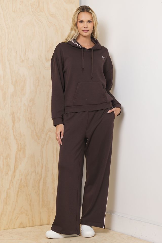 Espresso Teddy Fleece 2-Piece Set | Vintage Havana